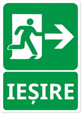 Indicator Iesire dreapta, 148x210mm